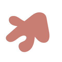 Red abstract Shapes vector decoration 