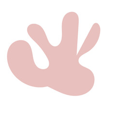 Red abstract Shapes vector decoration 