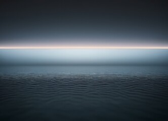 Obraz premium dark ocean with light reflecting in the water