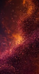 Fototapeta premium close up fire with sparks
