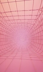 Obraz premium pink background with hole in the center