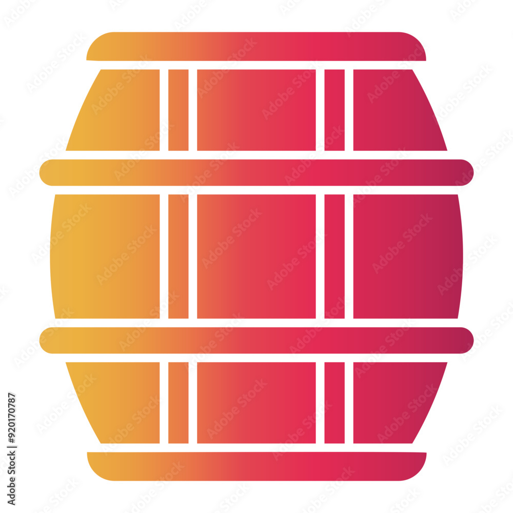 Poster beer Gradient icon