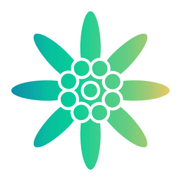 flower Gradient icon