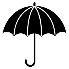 Umbrella isolated on white,  umbrella vector illustration,  umbrella vector art,  umbrella silhouette,  umbrella vector icon,  umbrella cartoon line art, eps