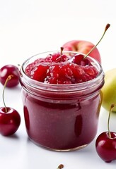 jar cher sauce with cher and cher