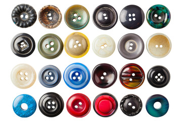 Collection of Colorful Buttons