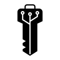 Cyber Security Solid Black