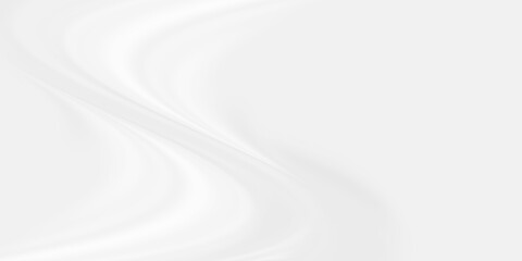 Curtain white wave and soft shadow. frabic shapes curve designs. abstract backround on isolated. 