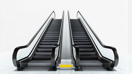 escalator in a building