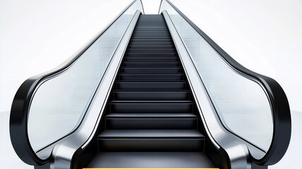 escalator in a building