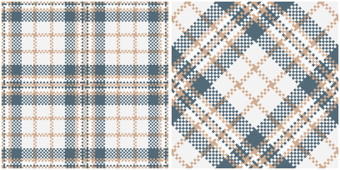 Tartan Plaid Vector Seamless Pattern. Checker Pattern. Traditional Scottish Woven Fabric. Lumberjack Shirt Flannel Textile. Pattern Tile Swatch Included.