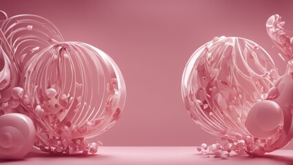 Obraz premium abstract background in 3D style