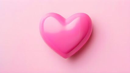 Obraz premium pink heart on a pink background