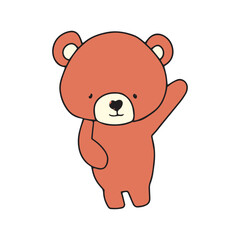 baby bear different pose. baby bear sleep on clous, bear cooking cakes, bear on blank banner, bear eaten soup, bear happy picnic, 