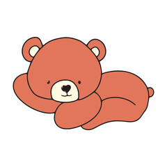 baby bear different pose. baby bear sleep on clous, bear cooking cakes, bear on blank banner, bear eaten soup, bear happy picnic, 