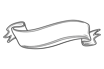 Fototapeta premium Retro vintage ribbon with ornament