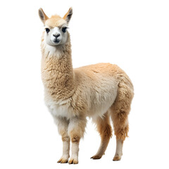 Fototapeta premium alpaca isolated on transparent background