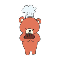 baby bear different pose. baby bear sleep on clous, bear cooking cakes, bear on blank banner, bear eaten soup, bear happy picnic, 