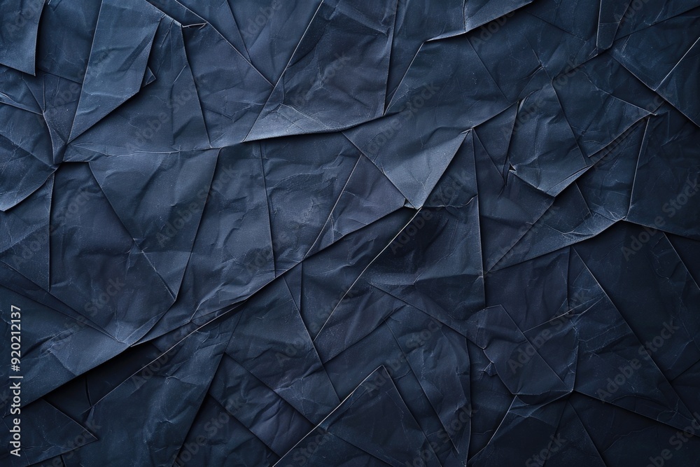 Poster a close-up shot of a blue paper with texture and fibers visible
