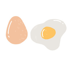 egg, chicken egg isolated on white background