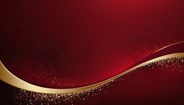 Red and gold abstract background luxury dark red and golden line template premium background 7
