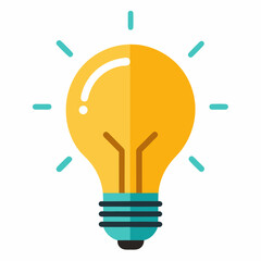 Light Bulb vector art Illustration