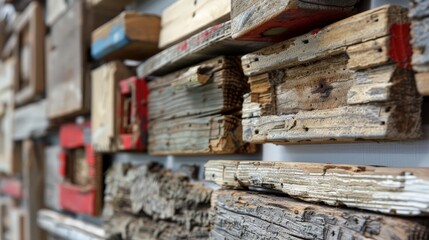 Discuss the use of unconventional materials in frame design.