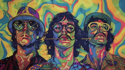 Dive into the psychedelic rock era, where bands like The Doors and Jefferson Airplane take listeners on mind-bending musical journeys.
