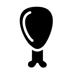 chicken icon glyph