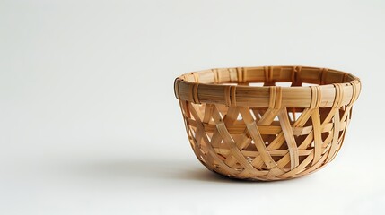 A basket on white background