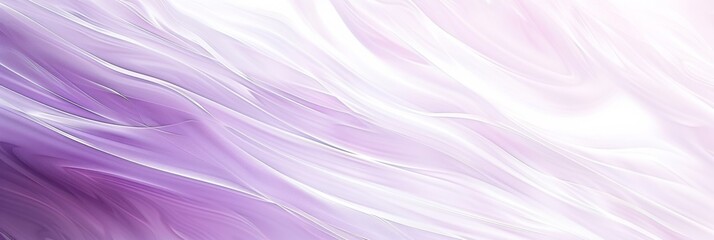 Obraz premium Soft and gently flowing waves in beautiful lavender hues create a wonderfully calming and dreamy atmosphere