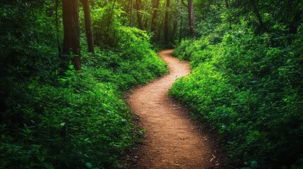 Obraz premium Serene Forest Path