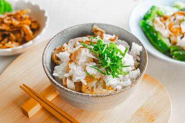 貝ひもの炊き込みご飯