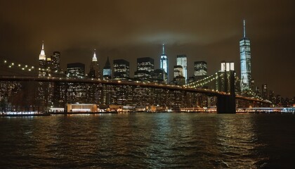 Fototapeta premium Midtown Manhattan skyline during Christmas time11