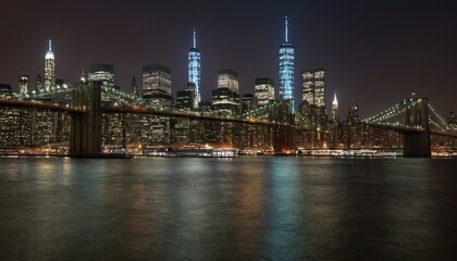 Fototapeta premium Midtown Manhattan skyline during Christmas time5