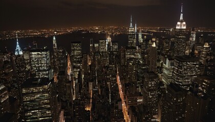 Midtown Manhattan skyline during Christmas time4