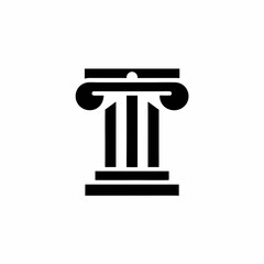 Creative law firm logo design vector art Illustration