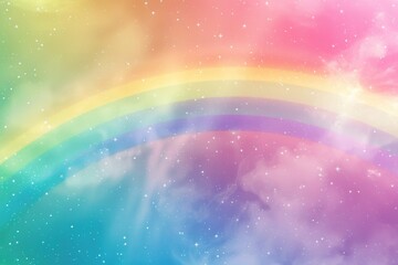 Obraz premium Vibrant Rainbow Bliss. Colorful and Inviting Background Concept
