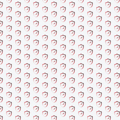 Gradient Red Secure Seamless Pattern Background