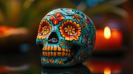 Sugar Skull Table Decoration