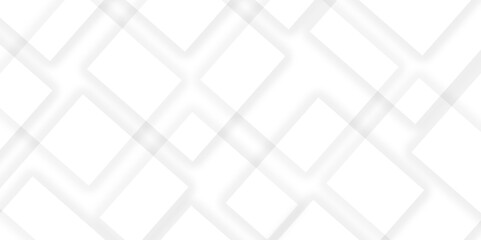 Abstract white and grey geometric overlapping square pattern background with shadow. paper texture design Abstract white background can use for design, background concept, vector illustration.