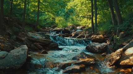 Waterfall in the Forest