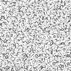 Collection of simple geometric seamless ornamental vector leaf's patterns and swatches. White and grey geometric oriental backgrounds.