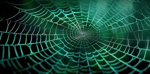 Intricate Beauty. Spider Web Background Exploration