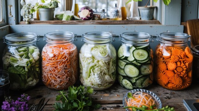 Fermenting: Applying microorganisms to transform sugars into alcohol or acids, which preserves food and develops unique flavors, essential for making yogurt, sauerkraut, and sourdough.
