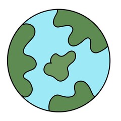earth doodle clipart