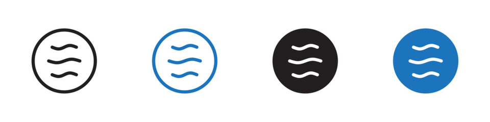 Heat icon flat and simple set design