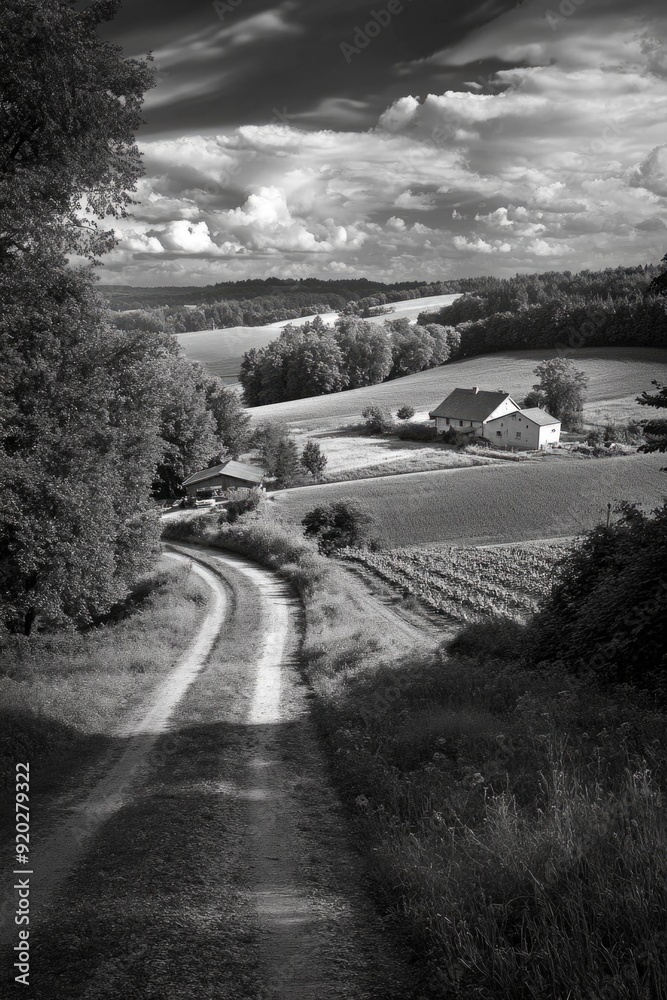 Canvas Prints country road