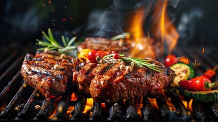 Grilling: Uses an open flame or hot coals to cook food, adding a smoky flavor. It's a popular method for preparing meats, vegetables, and seafood with a crisp exterior.
