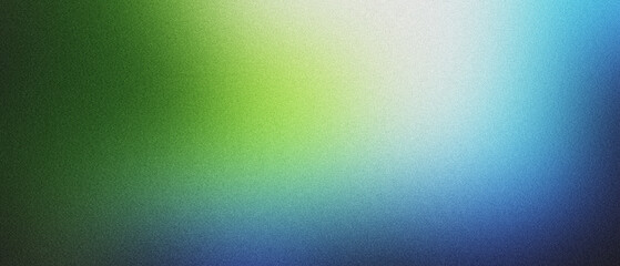 Grainy noisy poster background, dark blue green  color wave black backdrop abstract header banner design
